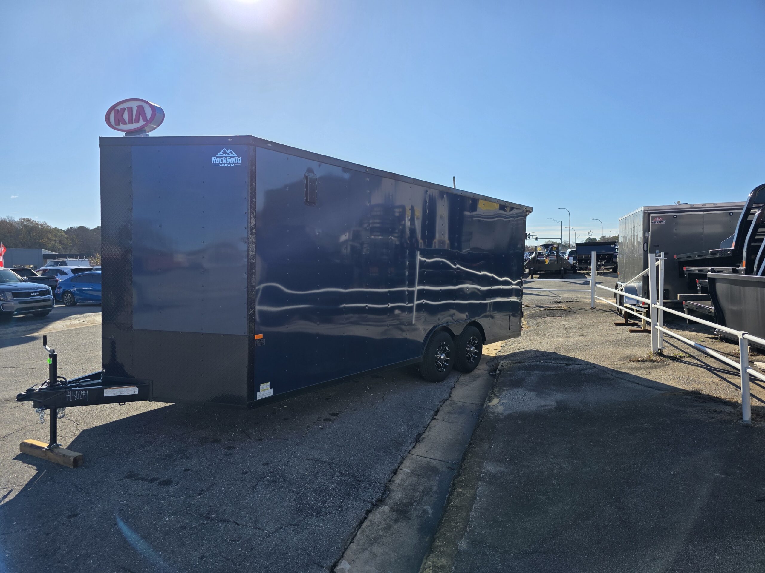 2026 8.5' x 20' Rock Solid Cargo – Indigo Blue w/ Blackout Package - Image 4