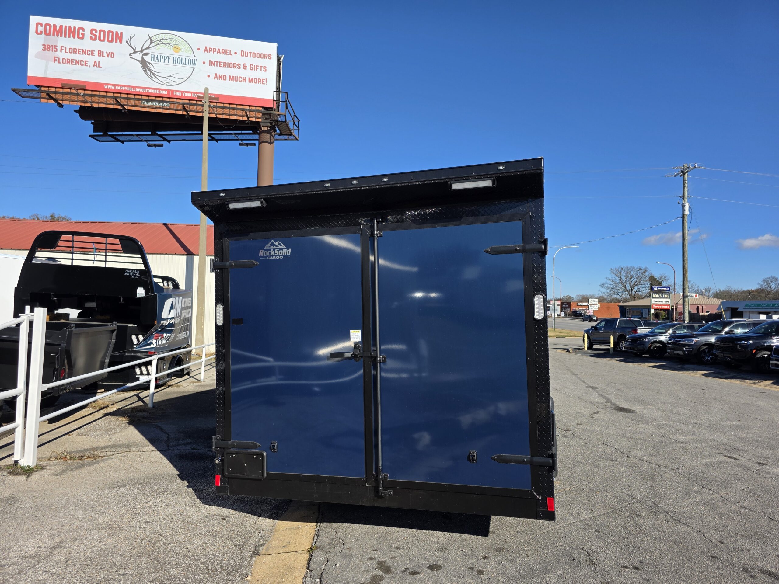 2026 8.5' x 20' Rock Solid Cargo – Indigo Blue w/ Blackout Package - Image 3
